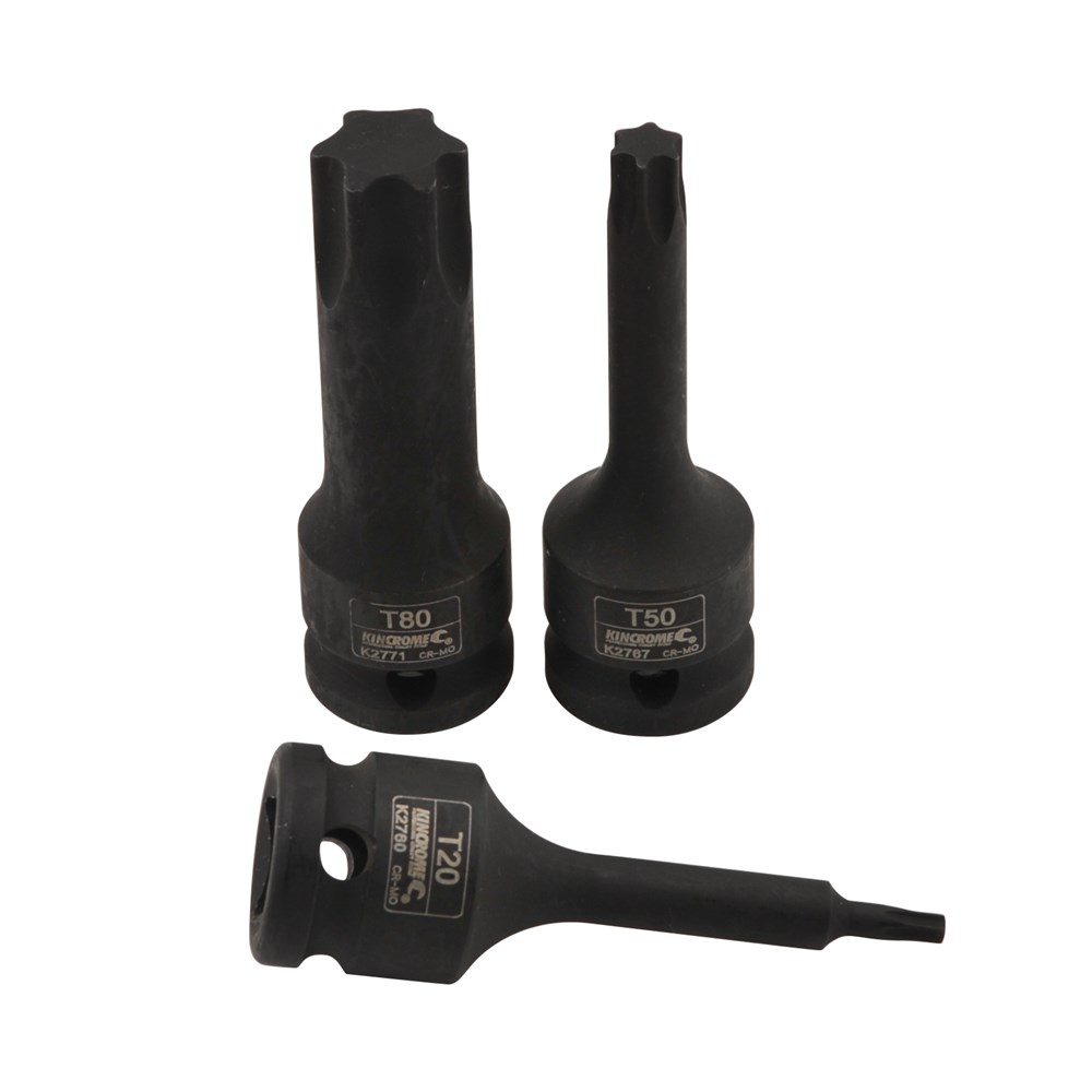 SOCKET IMPACT TORX MALE 1/2 DRV - TX25 TORX 